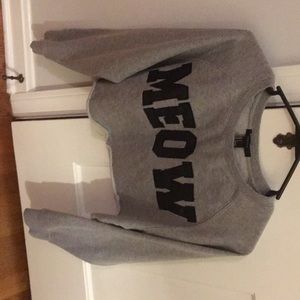 Women’s cropped sweatshirt